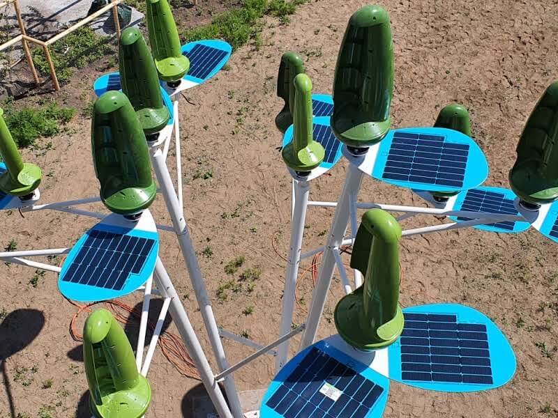 Velox WindBush compact hybrid system