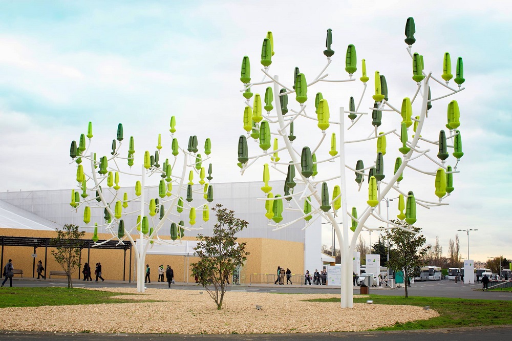 WindTree installations deployed at COP21 climate conference site
